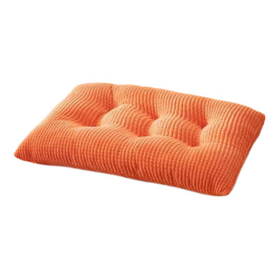 Seat cushion Thickened Corn Velvet Student Seat Cushion Office Classroom Cushion Insulation Rectangular Strap Seat Cushion