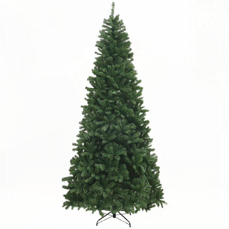 Arbre de Noël artificiel, H 8,9 pi, Vert