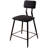 Upholstered Counter Stool with Metal Frame