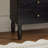 Holzhauer Modern Arched Glass Bookcase With Drawers-118490464
