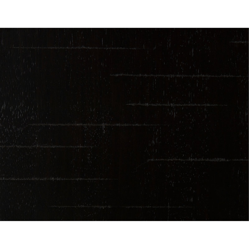 Table à hauteur de comptoir et tabourets en bois massif pour salle à manger fonctionnelle 4 po rectangulaire, Noir