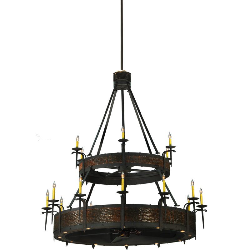 Rustic Lodge 34 - Light Chandelier