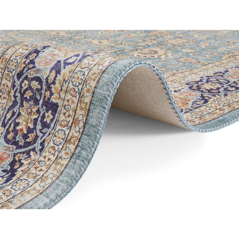 Keshan Maschad Tufted Jade Rug, Runner 80 x 200cm