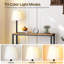 Console étroite avec lampe