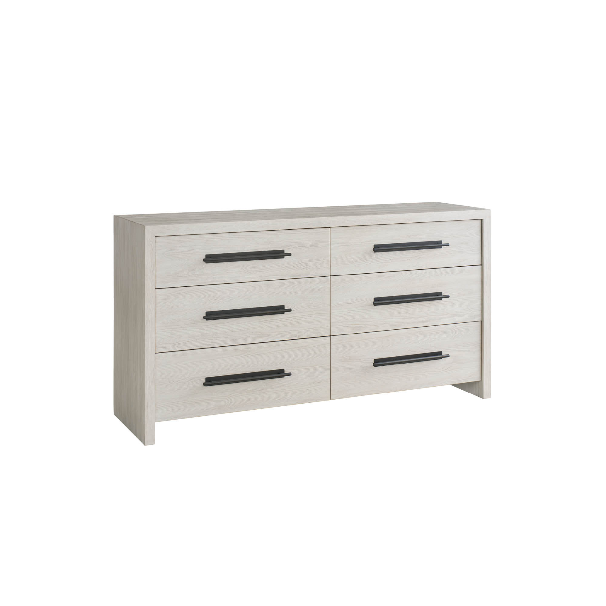 Baxley 6 - Drawer Double Dresser, Gray