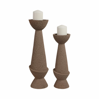 Set Of 2 16/20" Herstal Candle Holders
