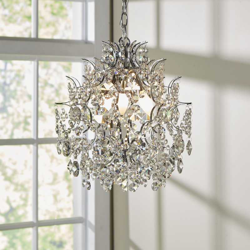 Lustre traditionnel à finition chromée Daniale par House Of Hampton