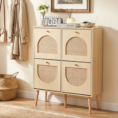 16 Pair Shoe Storage Cabinet