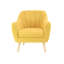 Fauteuil d'appoint capitonné en tissu-24389089