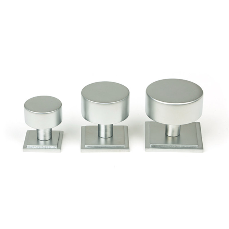 320mm Square Knob, Satin Chrome