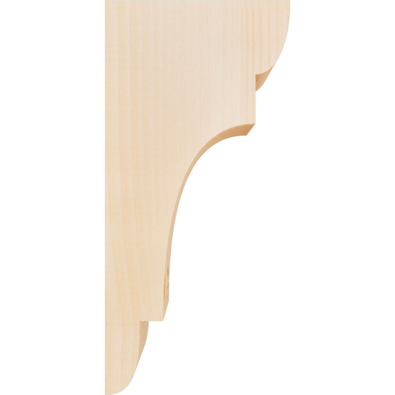 New Brighton Corbel, H 16 po x l 3,5 po x P 8 po, Sapin de Douglas, Lisse