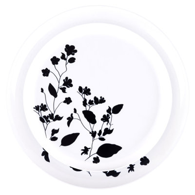 Piece Disposable Paper Plastic No Holiday Dinner Plate Disposable Party Supplies for 40 Guests