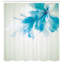  Rideau de douche simple bleu à fleurs ombrées-95077905-95077931