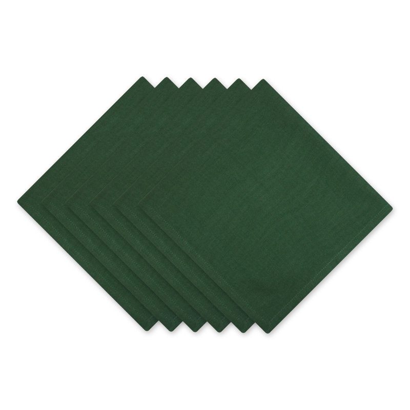Ensemble de serviettes 6 pièces, Vert foncé