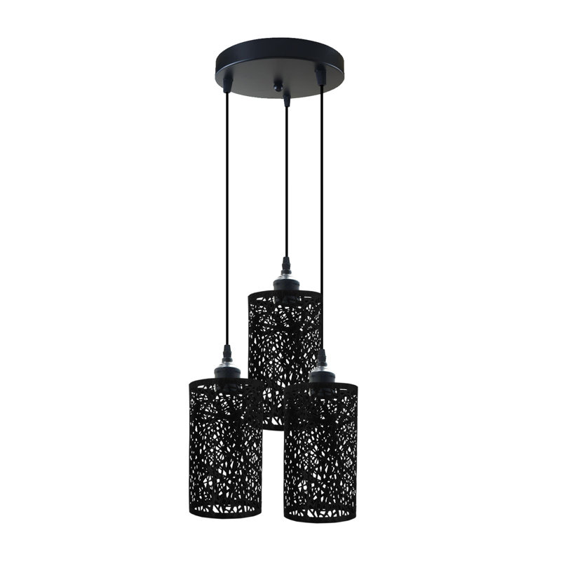 Timeo 3 - Light Cluster Pendant, Black