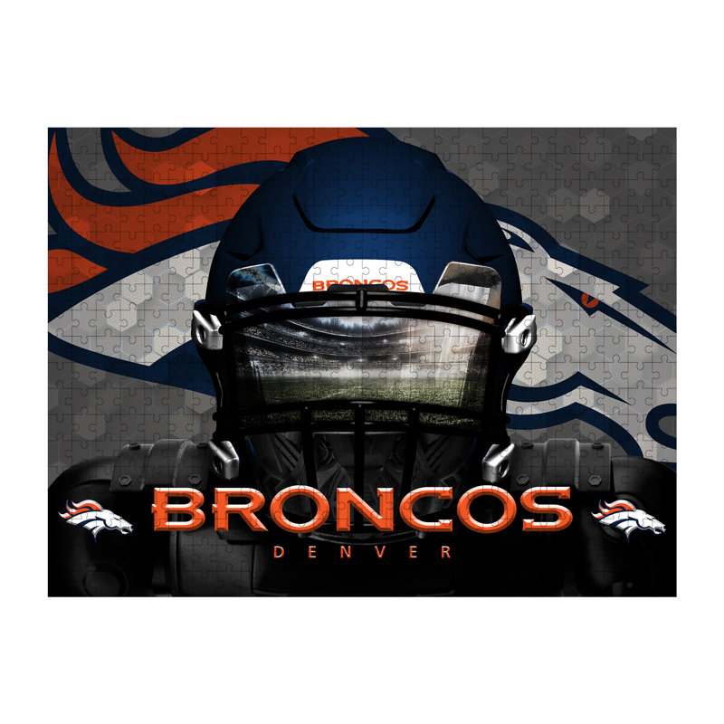 NFL Denver Broncos, masque 3D, 500 pièces, Denver Broncos