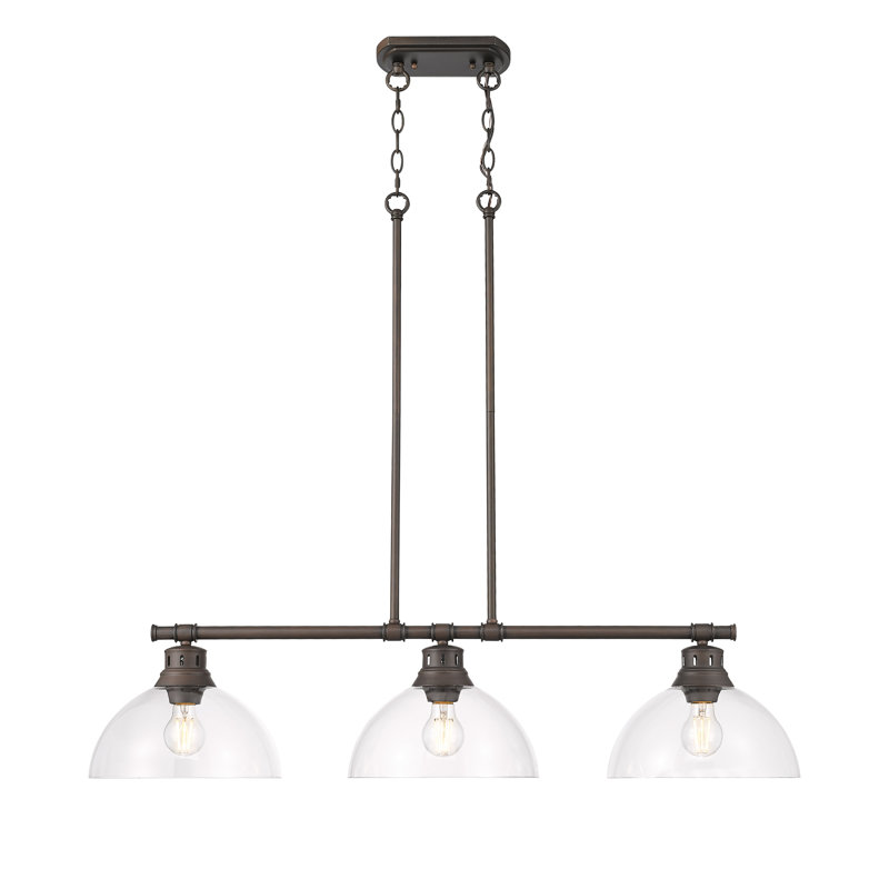 Illuminateur à 3 lumières Iftimie, Bronze huilé