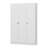 Elegant White Hall Stand, 53.1 x 82.7 x 13.8 inches | 100% Melamine Coated Particle Board, Thickness: 0.7 inches | Traditional Design Perfect for Entryways & Hallways, Durable & Stylish Storage Solution