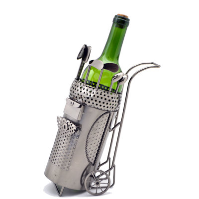 Prine Tabletop Wine Bottle Rack in Silver