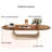 Simple light luxury oval glass coffee table-105170399