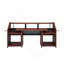 Bureau de musique Annette, finition noyer et noir OF00994