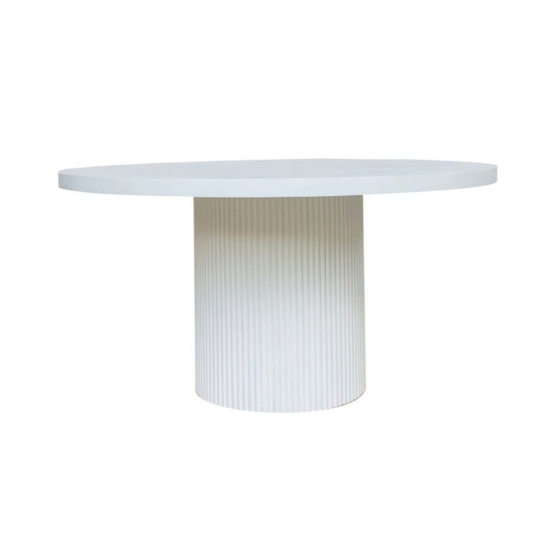 Bois rond rond Elle, Blanc