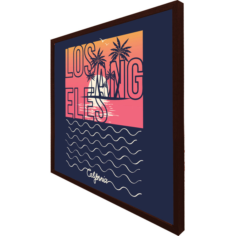 Beaverville Single Picture Frame Print, 31cm H x 31cm W x 4cm D, Brown Framed