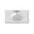 Cheviot Products Grand Astoria 23.625'' White Fireclay Rectangular Bathroom Sink with Overflow
