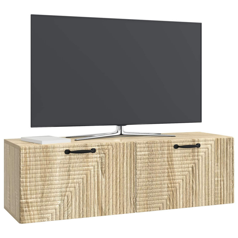 TV Stand, 30cm H x 98cm L x 31cm W, Sonoma Oak