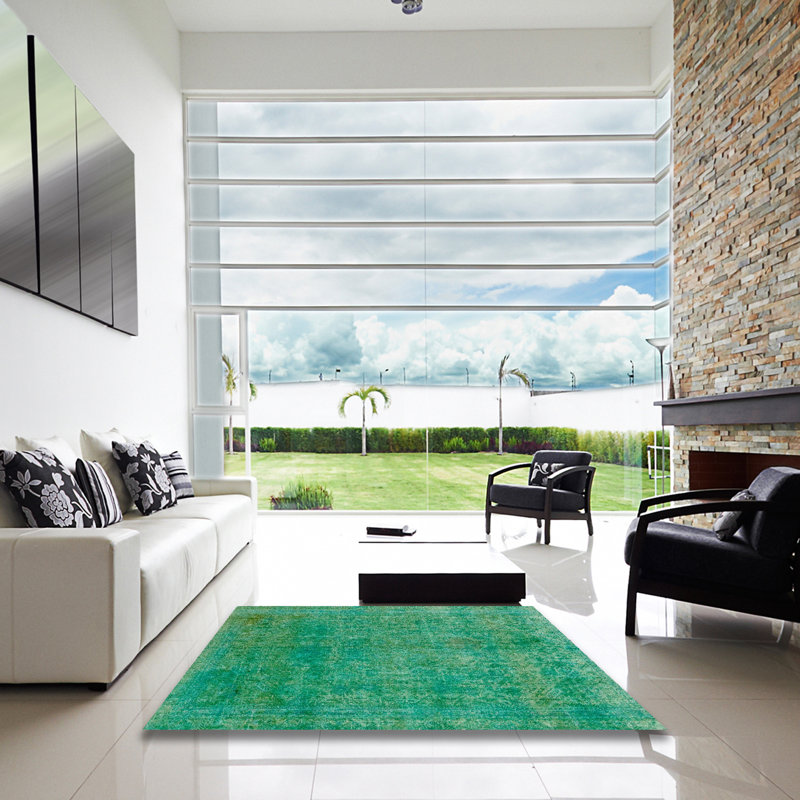 Abstract Indoor Rug, Round 7'