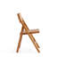 Ensemble de 2 chaises pliantes naturelles