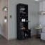 Armoire à vin haute Ywain avec tablettes à 5 niveaux-48433319