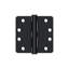 Deltana S44R4HD1B 4" x 4" x 1/4" Radius Hinge, HD in Paint Black Pair-661598114