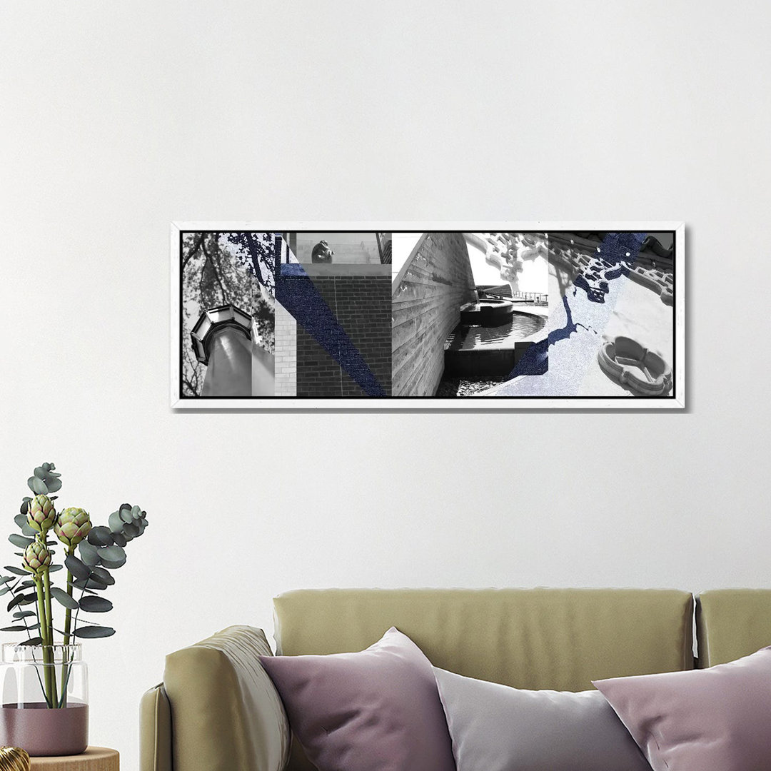 Architektur Collage III von Sisa Jasper - Panoramaleinwand auf Leinwand Giclée auf Leinwand