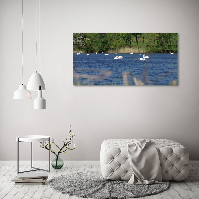 White Swans - Wrapped Canvas Print