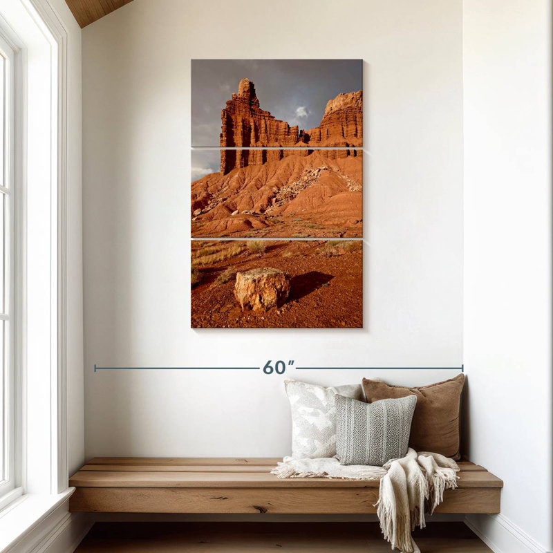 Alvord Chimney Rock In Capitol Reef, 45" H x 28" W