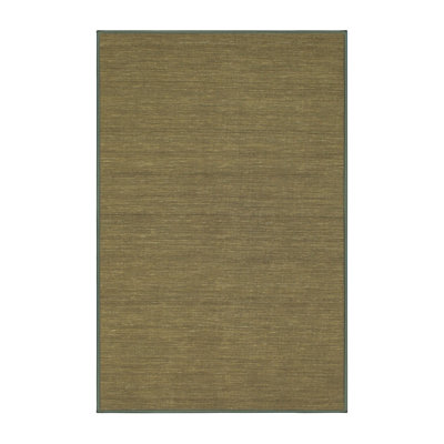 Tapis contemporain vert foncé
