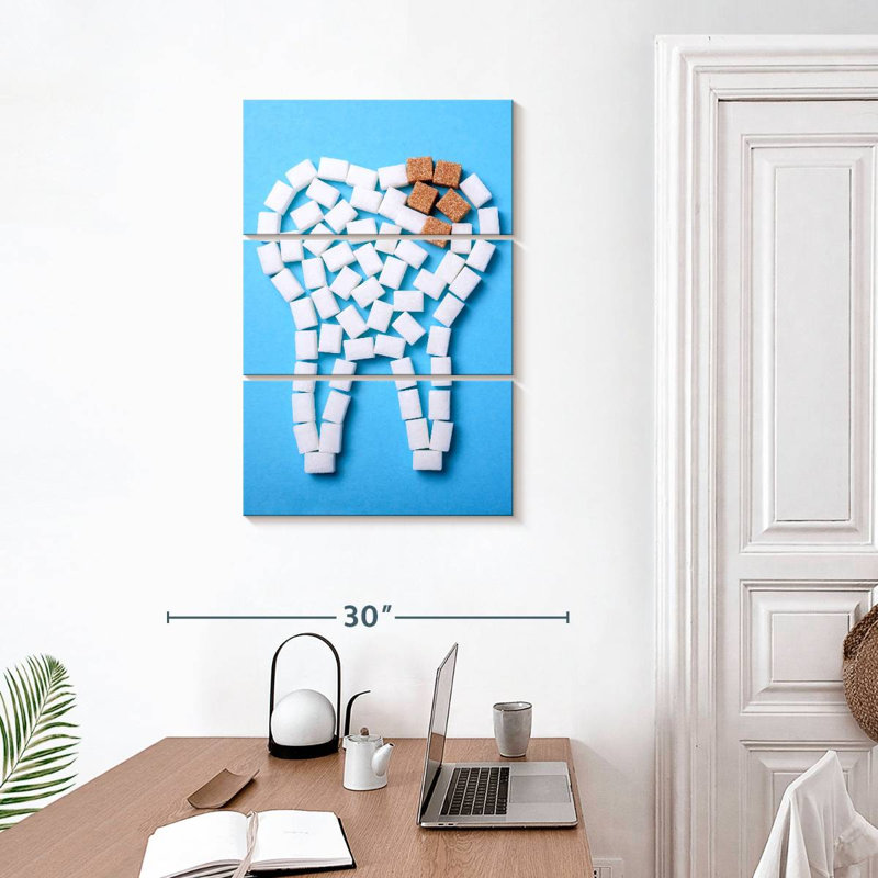 Alcaraz Sugar Tooth Decay, H 32 po x l 20 po
