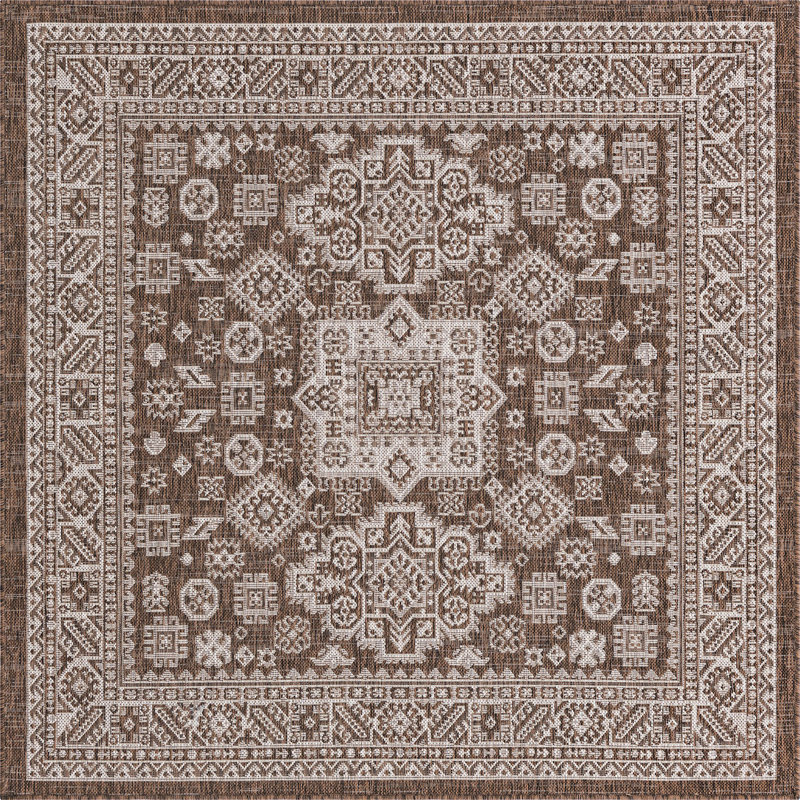 Tapis d'extérieur Chand, Carré 5 pi 3 po