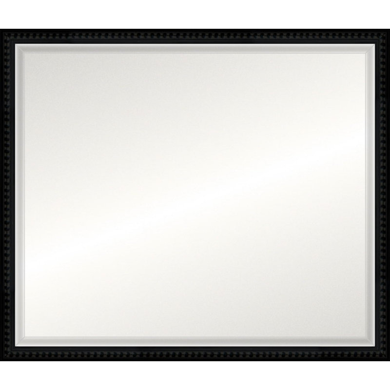 Miroir noir patiné, Non biseauté