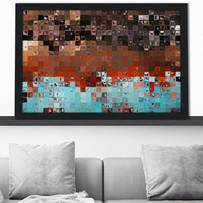 "Exode 33:14, marche paisible avec Dieu (carré)" par Mark Lawrence, reproduction sur acrylique