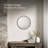 Essential Round Wall Mirror, Bathroom/Vanity Mirror with Frame-91696125-91696134