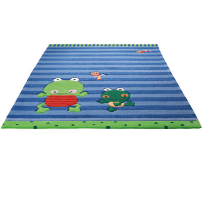 Striped Hand Woven Area Rug