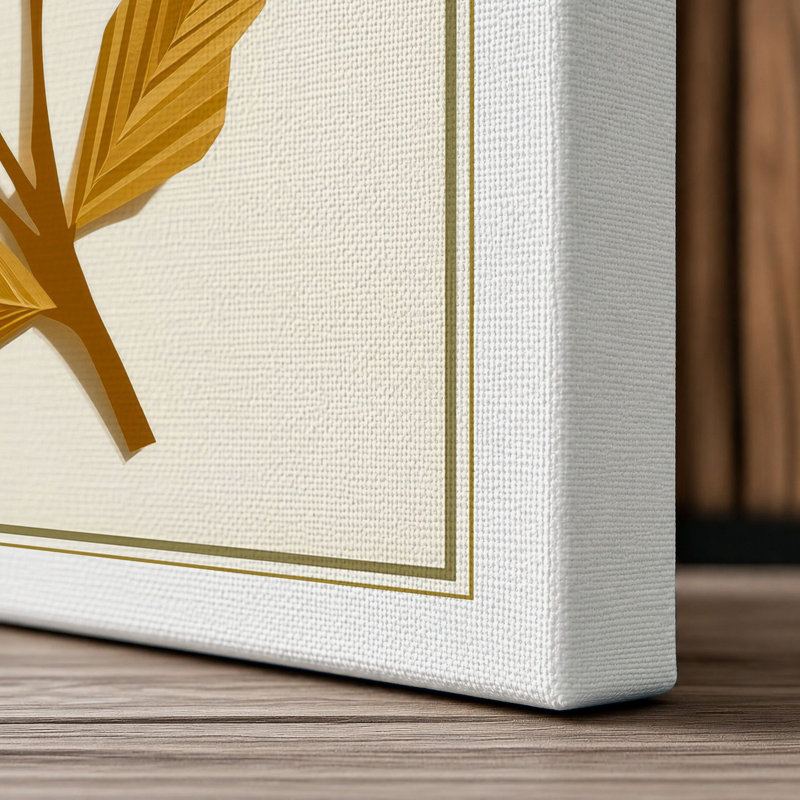 Gilded Branch Botanical - Wrapped Canvas, White Border, 30x20 - 76.2 x 50.8 cm