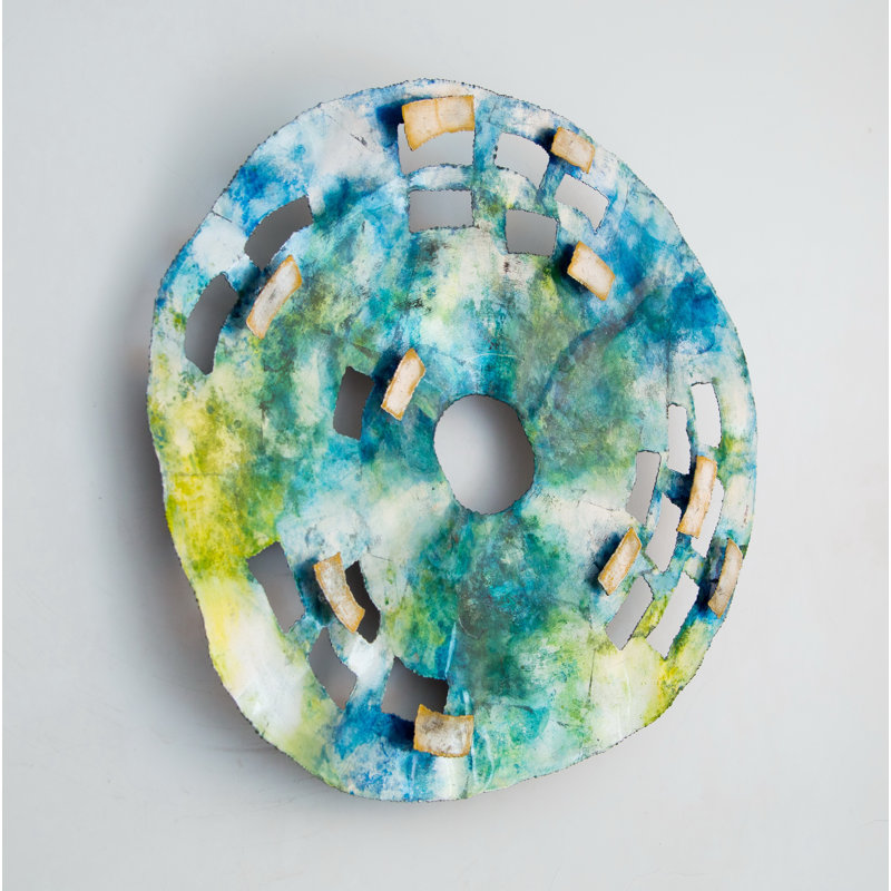 Augustine Handmade Abstract And Geometric Wall Decor on Metal