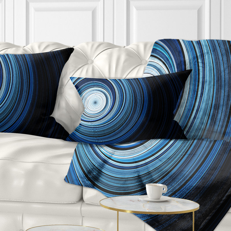 Coussin Abstract, Bleu pâle