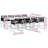 Rectangular 9 - Piece 8 - Person 220Cm L Outdoor Table Set