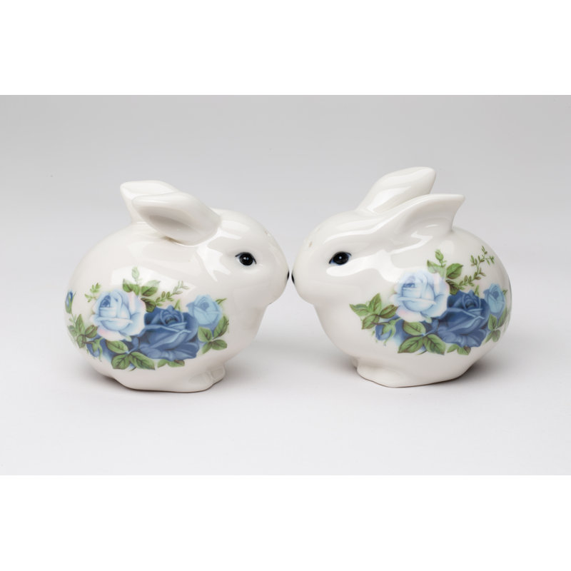 Victorian Easter Bunny Salt And Pepper