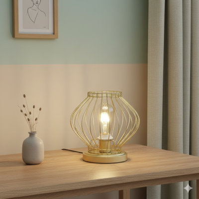 Lampe de table en métal 9,5 po