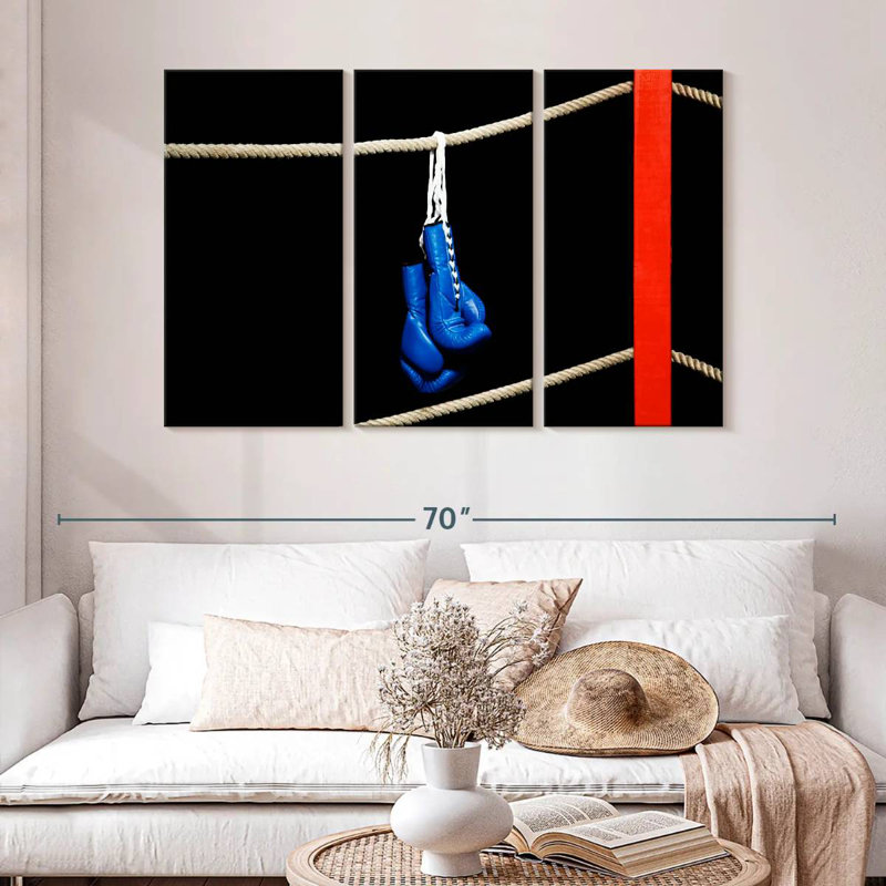 Boxing Gloves, 32" H x 50" W
